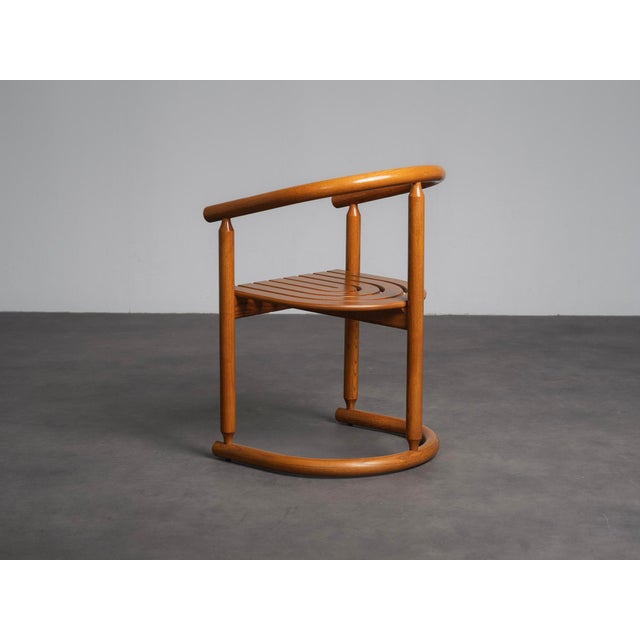 Vintage Sculptural Dining Chairs by Allmilmö, Germany, 1980s, Set of 6 For Sale - Image 6 of 10