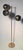 Kovacs Vintage PAIR of Koch & Lowy Brass Triple Ball Articulating Floor Lamp For Sale - Image 4 of 7