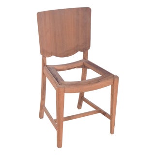 Dining Chair with Cut-Out Back, 1920 For Sale