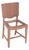 Dining Chair with Cut-Out Back, 1920 For Sale