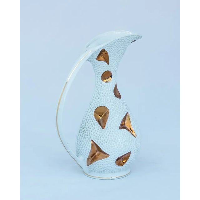 Gold Vase by Zygmunt Buksowicz for Steatyt, Katowice, Poland, 1960s For Sale - Image 8 of 8