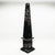 Large Hand-Carved Obelisk in Black Marble of Portoro with Gold Color Veins, Italy, 1970s For Sale - Image 4 of 9