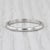 2010s Wheat Etched Wedding Band 18k White Gold Size 8.5 Stackable Ring, Size 8.5 For Sale - Image 5 of 8