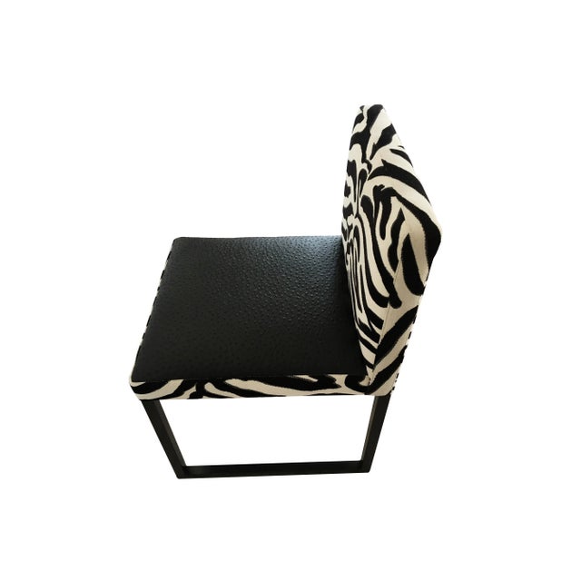 Contemporary Zebra Desiron Dining Chairs - Set of 5 For Sale - Image 3 of 6