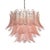 2020s Modernist Hand-Blown Smoked Rose Murano Glass 3-Tier Reeded Feather Chandelier For Sale - Image 5 of 18