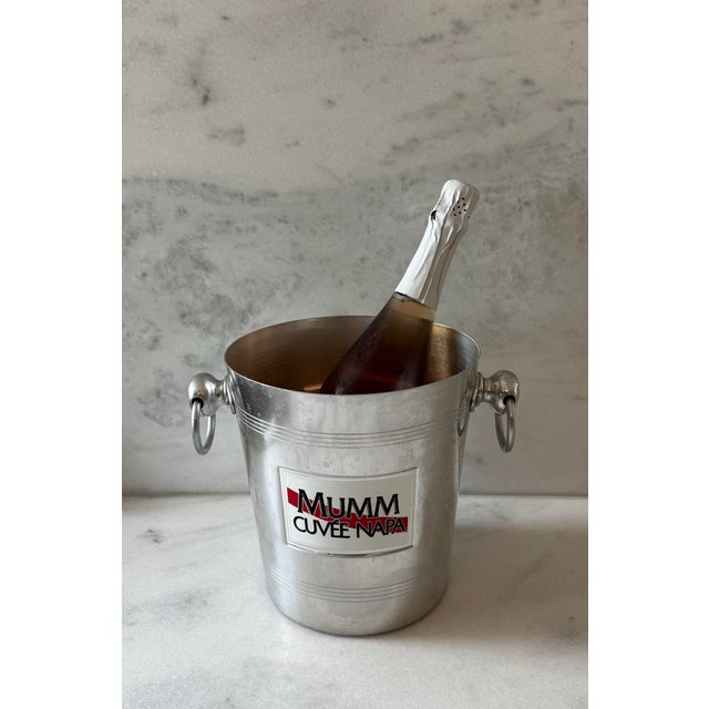 French Vintage French Champagne Ice Bucket For Sale - Image 3 of 11
