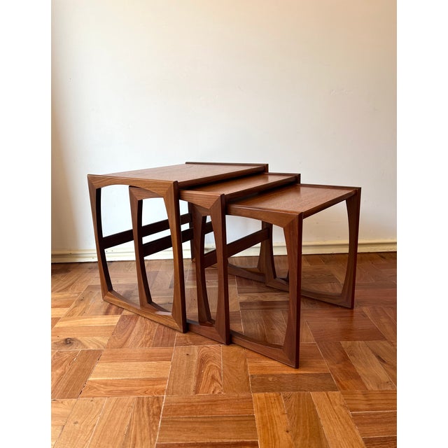 Brown Teak Nesting Tables from G-Plan, 1960s, Set of 3 For Sale - Image 8 of 17