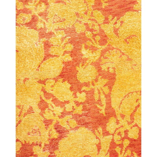 Traditional Mogul, One-of-a-Kind Hand-Knotted Area Rug - Pink, 4' 3" x 6' 1" For Sale - Image 3 of 8