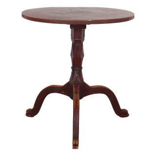 Swedish Original Painted Tripod Side Table For Sale