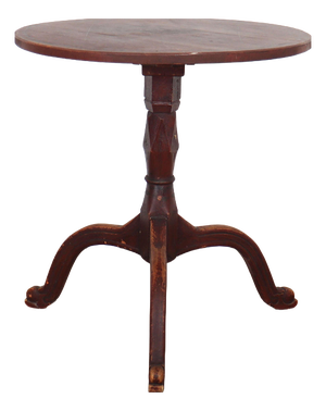 Swedish Original Painted Tripod Side Table