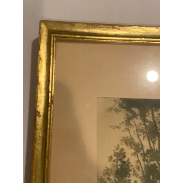 Early 20th Century Antique French Canal Landscape Etching Signed F. Roth, Framed For Sale - Image 5 of 12