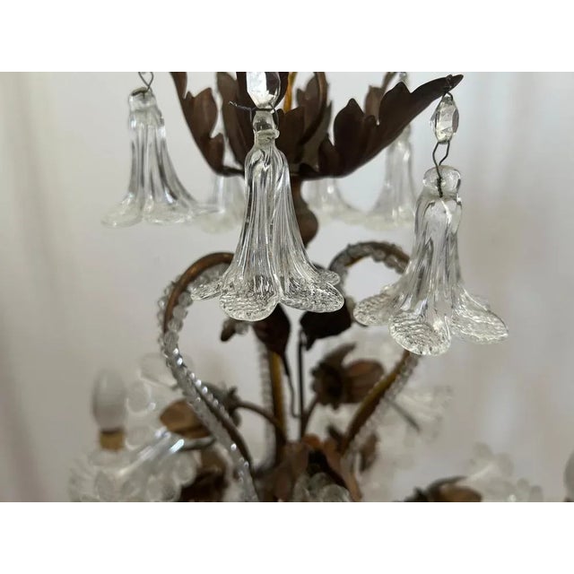 Murano Glass Chandelier, 1950s For Sale - Image 18 of 18