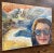 'The Selfie', Oil Painting, 30"x24" Painted edges, gallery wrapped canvas. Ready to hang. A woman takes a selfie with a...
