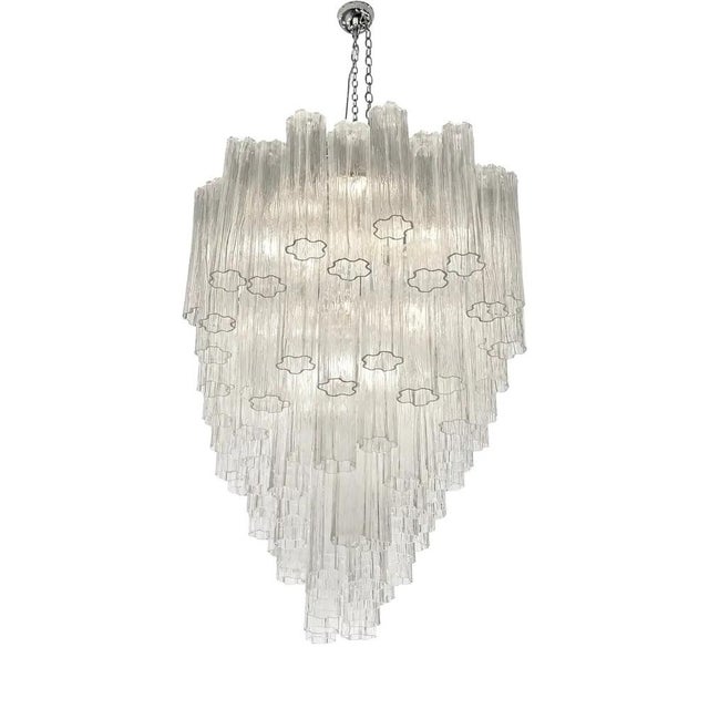 Glass Modern Oval Tronchi Murano Glass Pendant Light by Simoeng for Simoeng For Sale - Image 7 of 7
