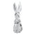 Large French Daum Crystal Rabbit For Sale