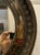 Black Lacquer Carved Chinoiserie Oval Wall Mirror For Sale - Image 4 of 8