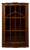 Art Deco Style Figured Walnut Display Cabinet, 1900s For Sale