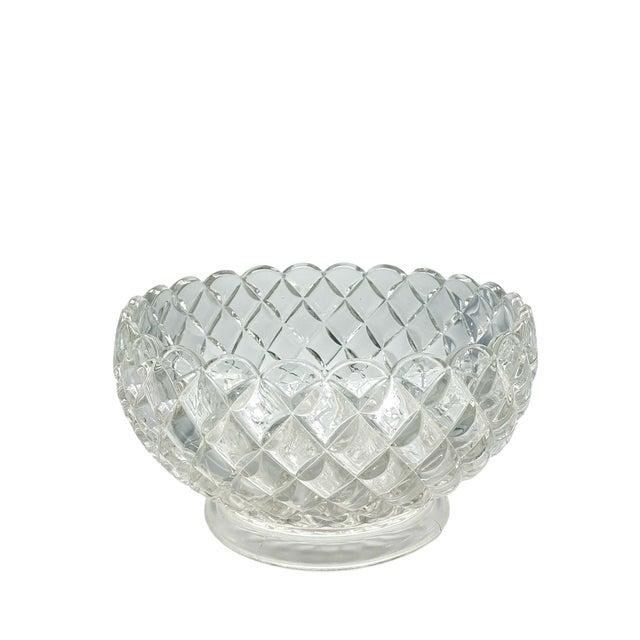 1940s Vintage Tiffin-Franciscan Williamsburg Fused Glass Punch Bowl (13 In.) For Sale - Image 5 of 5