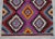 Purple Vintage Turkish Hand-Made Kilim Rug - 3′5″ × 4′5″ For Sale - Image 8 of 11