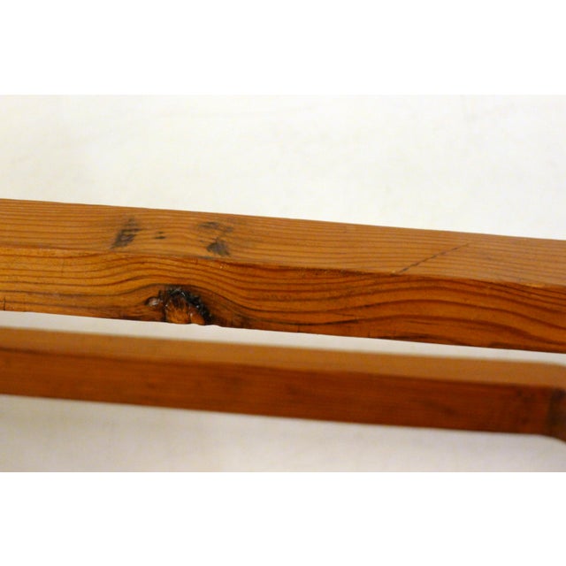 Art Deco Wooden Pedestal Table with Round Top, 1930s For Sale - Image 16 of 17