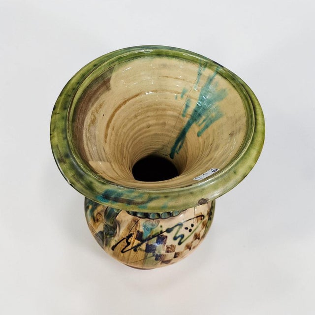 Large Ceramic Vase from Niek Hoogland, 1994 For Sale - Image 6 of 8
