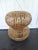 Brown 1960s Vintage Rattan Stool For Sale - Image 8 of 10