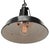 Industrial French Black Enamel Factory Pendant For Sale - Image 3 of 5