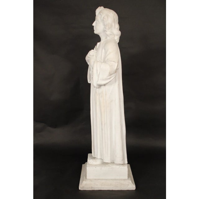 Marble Statue of a Young Girl For Sale In Los Angeles - Image 6 of 13