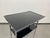 Black Bauhaus Side Table with Black Glass Top, 1950s For Sale - Image 8 of 9