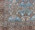 Textile Antique All-Over Pattern Persian Geometric Tabriz Rug in Blue and Taupe For Sale - Image 7 of 13