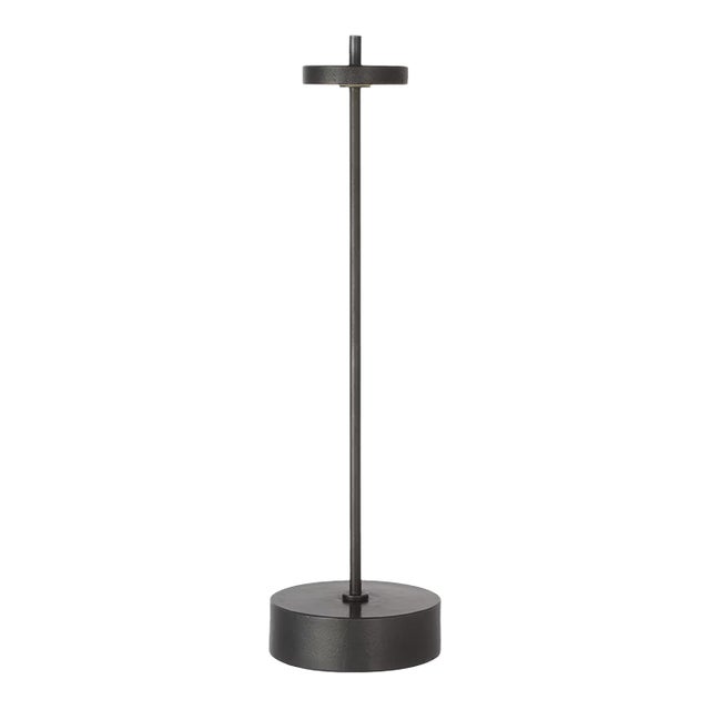 Kelly Wearstler by Visual Comfort Signature Sene 12" Rechargeable Table Lamp in Museum Bronze For Sale