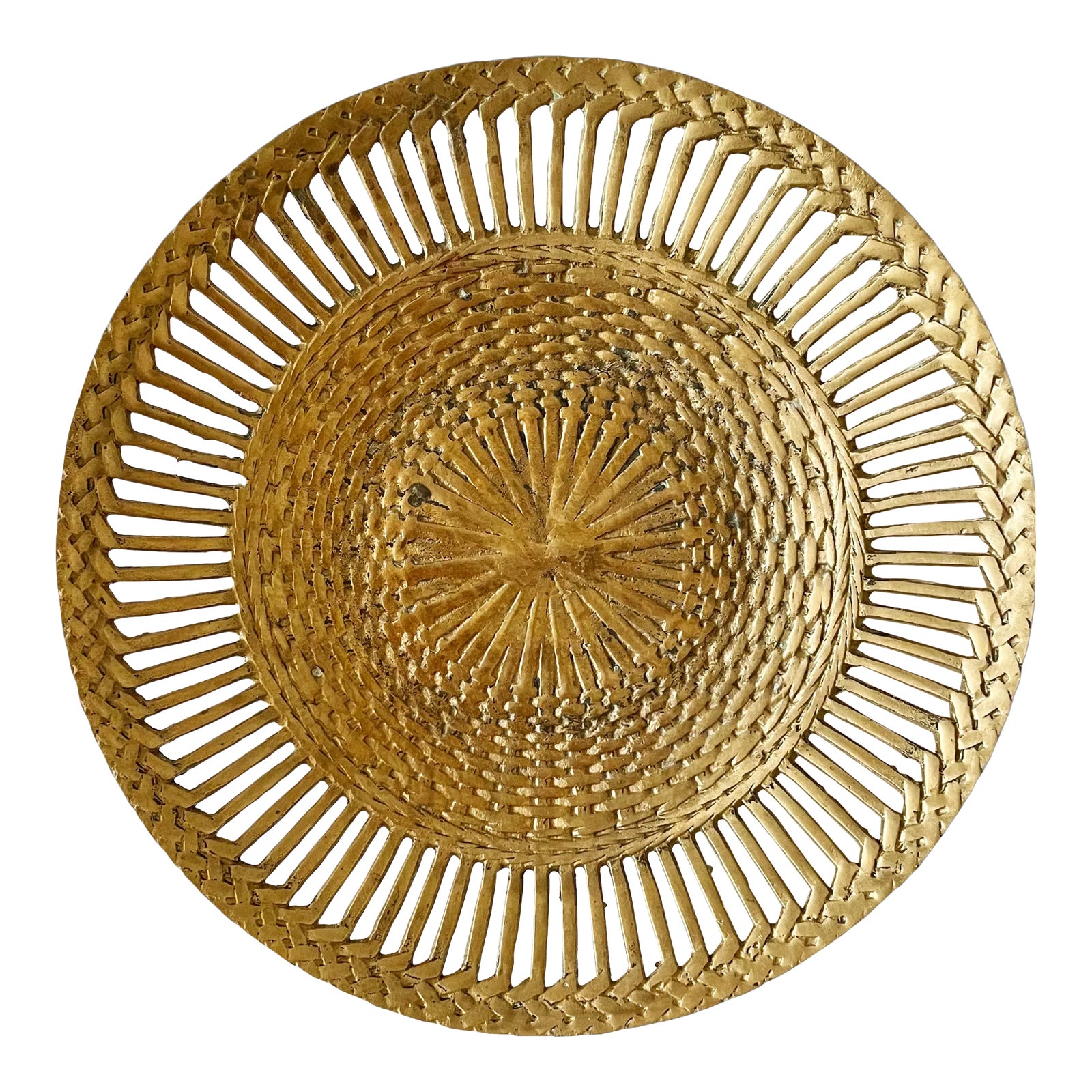 Vintage Mid 20th Century Solid Brass CatchAll Dish Chairish