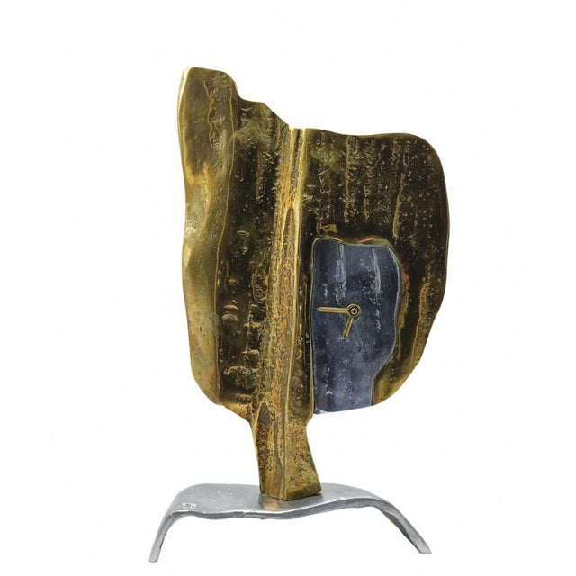Brutalist Sculptural Clock by David Marshall, Scotland, 1970s For Sale - Image 9 of 9