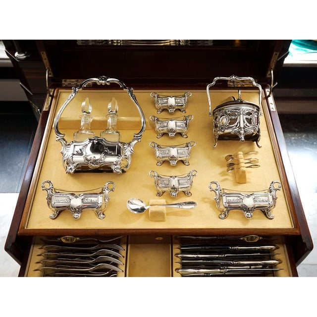 Baroque Extensive Cutlery Set for Twelve Persons, Set of 196 For Sale - Image 3 of 18