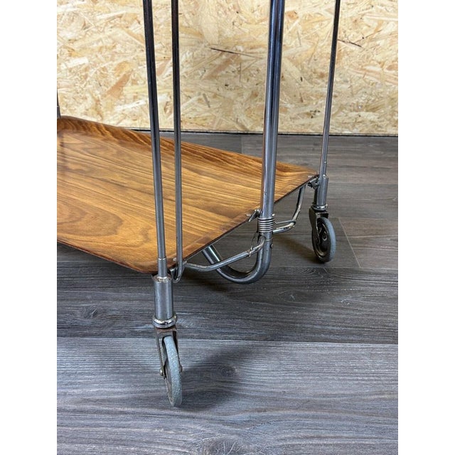 Metal Vintage Serving Trolley, 1970s For Sale - Image 7 of 16