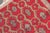 Vintage Turkish Tulu Rug With a Modern Design in Red Background For Sale - Image 13 of 13