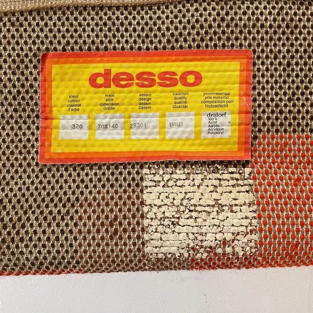 Modernist Dutch High Pile Rugs from Desso, 1970s, Set of 2 For Sale - Image 17 of 18