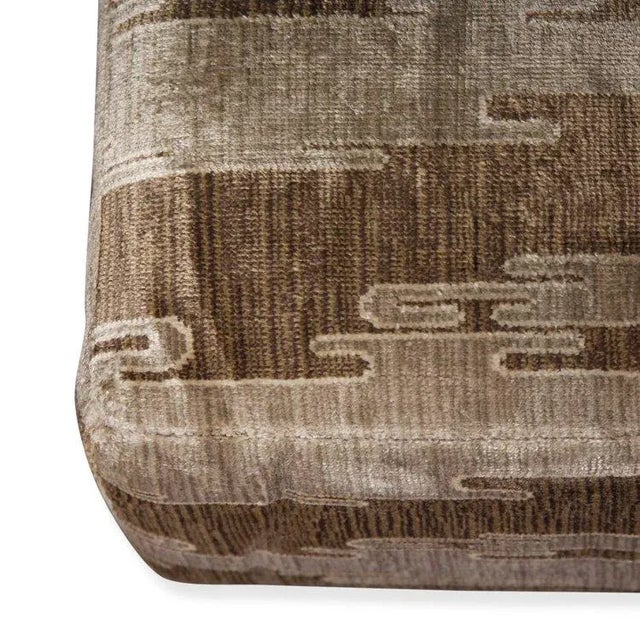 Vintage Mid-Century Modern Upholstered Bench For Sale - Image 4 of 6