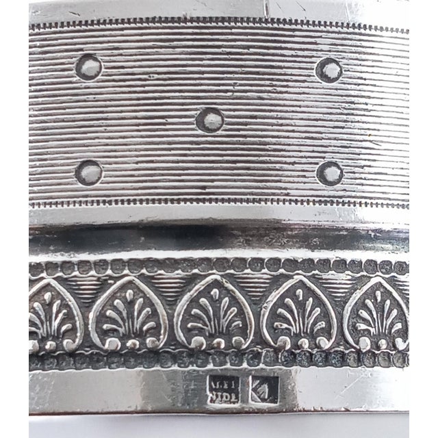 French 1900s Six Christofle Napkin's Ring Designed by Charles Halphen For Sale - Image 3 of 15