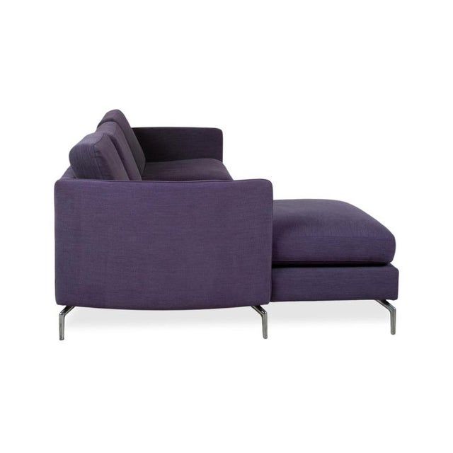 Fabric Osaka Corner Sofa in Blue Purple Aubergine from BoConcept For Sale - Image 11 of 15