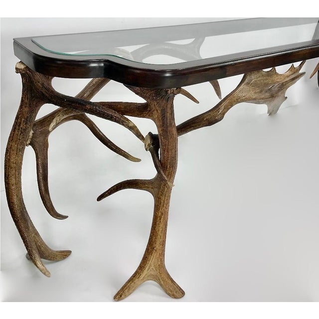 Exceptional Gathered Antler Console For Sale - Image 9 of 9