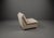 Cream French Lounge Chair in Velvet from Airbone, 1970s For Sale - Image 8 of 18