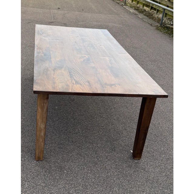 Vintage Oak Dining Table, 1970s For Sale - Image 3 of 14