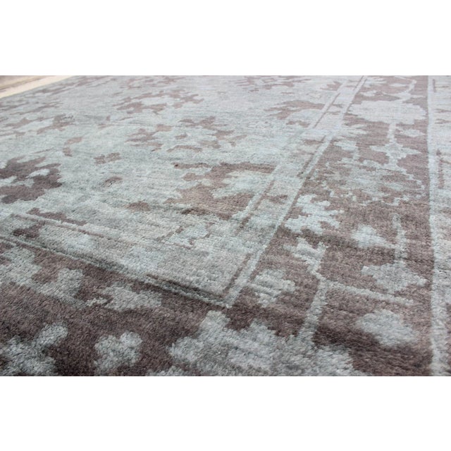 2010s Contemporary Oushak Rug by Keivan Woven Arts For Sale - Image 5 of 6