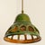 Round Green Glazed Ceramic Pendant Light, Germany, 1970s For Sale - Image 11 of 18