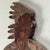 Epic 19th Century Indian Chief Trade Sign, Carved Wood in Painted Salmon Color For Sale - Image 9 of 14