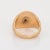 Late 19th Century Antique Victorian Signet Ring Family Crest c1898 Sz 8 1/2 10k Yellow Gold Men's For Sale - Image 5 of 7