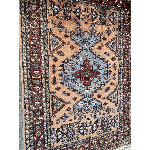 Vintage Pakistani Rug For Sale - Image 15 of 18