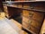 Wood George II Style Burl Walnut Leather Top Partners Desk For Sale - Image 7 of 11