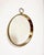 Pocketwatch shaped mirror with brass frame. Sold through Firma Svenskt Tenn, Stockholm, 1950/60s. with beautiful patina...